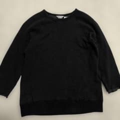 UNUSED トレーナー スウェット ダメージ加工 黒 - メルカリ