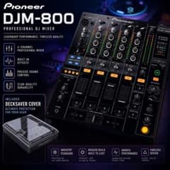Pioneer DJ DJM-800 黒 & DECKSAVER デッキセーバー Pioneer DJ DJM-800 黒 & DECKSAVER デッキセーバー - メルカリ