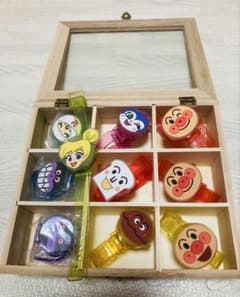 子供用キャラクター腕時計セット10個、ケース含むのサムネイル