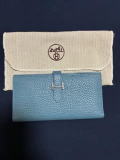 HERMES ベアン スフレ 長財布 ノベルティ - メルカリ