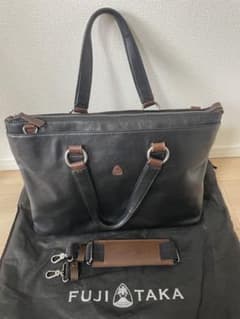 【値下げ】FUJI TAKA ビジネスバッグ レザーのサムネイル