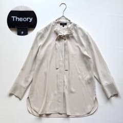 Theory 24SS ボウタイブラウス Prime GGT ベージュ - メルカリ