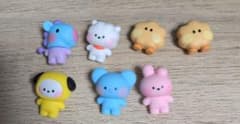 BT21 バスボムミニフィギュア 7点セットのサムネイル