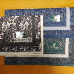 LYLE & SCOTT ペイズリー柄ハンカチ 3枚セットのサムネイル