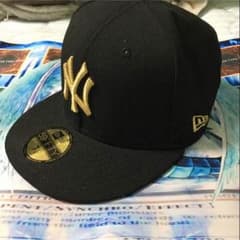 NEWERA ニューエラ Gold & Black 59.6cm 帽子のサムネイル