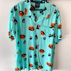 HUF × POPEYE WIMPY アロハ シャツ ミントグリーンのサムネイル