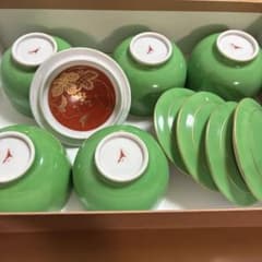蔵珍　蓋付き湯呑み5客　煎茶椀
