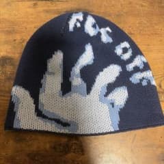 FUC ニット帽 ビーニー ネイビー ライトブルーのサムネイル