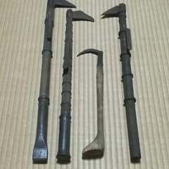 時代物！骨董品！火消しの道具！四本セット！のサムネイル