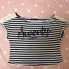 ボーダーTシャツ◡̈♥︎のサムネイル