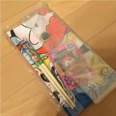 値下げ☆妖怪ウォッチ ランチクロス＆お箸＆ジバニャンカードのサムネイル