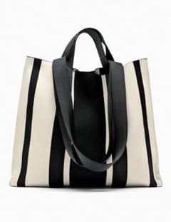 ZARA ファブリックトートバッグのサムネイル