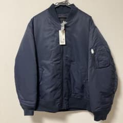 値下げ【新品】ユニクロ 新作 MA-1ブルゾン 男女兼用 XXL 大きいサイズのサムネイル