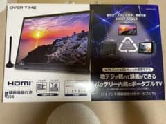 OVER TIME 17.1インチ録画機能付きポータブルTVのサムネイル