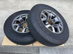 ジムニーシエラ純正タイヤ、ホイール2セット195/80R15 - メルカリ