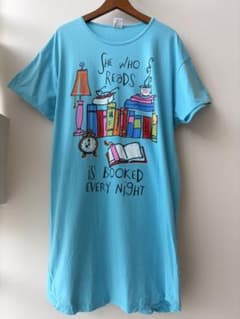 半袖Tシャツ ワンピース ライトブルーのサムネイル