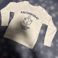 Vintage replica sweatshirt with V-neck stencil, size M