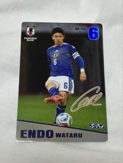 遠藤航 サッカー日本代表カード　レアカード　ぷっちょのサムネイル