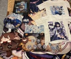 Genshin Impact Walnut, Freena, General Raiden, Kamisato Ayaka, Ganyu merchandise bundle sale