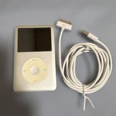 iPod classic 80GB A1238 動作確認/初期化済　ケーブル付 iPod classic 80GB A1238 動作確認/初期化済 ケーブル付 - メルカリ