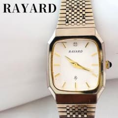 稼働ヴィンテージ RAYARD レイヤード 腕時計 スクエアレディース 新品電池
