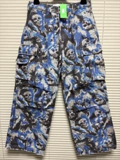 新品《 ERL 》Skull Cargo Pants S カーゴパンツ - メルカリ