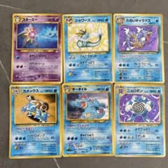 レア】ポケモンカード 全ホロ キラキラ 6枚セット 旧裏 - メルカリ