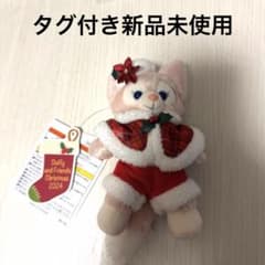 ディズニー ダッフィー リーナベル クリスマス ぬいぐるみバッジ ぬいば
