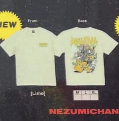 ふじゆ様専用 新品 WANIMA Tシャツ Lサイズ ネズミチャン ライム