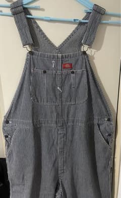 Dickies ディッキーズ ストライプ ヒッコリー デニム オーバーオールのサムネイル