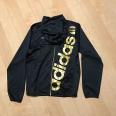 ジャージ(フード付き) 上下セット 黒金 adidasNEO アディダスネオのサムネイル