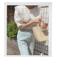 三角襟ブラウスのサムネイル