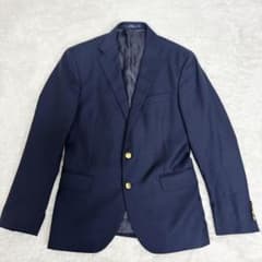 ポロラルフローレン ウールツイルブレザー 38S 紺ブレ 金ボタン 紺ブレ