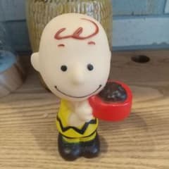 チャーリーブラウン 置物 ゴム製のサムネイル