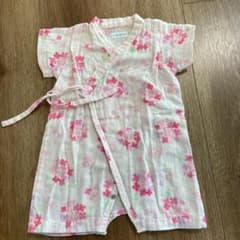 ミキハウス 甚平ロンパース 女の子 60サイズのサムネイル