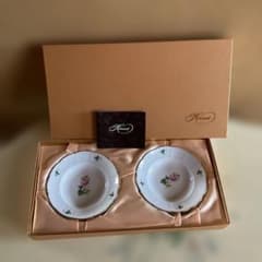 新品未使用 Herend ウィーンのバラ プレート 2枚セット - メルカリ