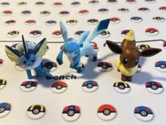 ポケモン モンコレ フィギュア 初期 ブイズ イーブイ グレイシア シャワーズのサムネイル