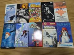 激レア！90年代後期〜 スノーボード VHS ビデオ 10本SET 【名作揃い 
