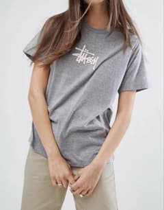 STUSSY/ステューシー Tシャツ 男女兼用 グレー 半袖 - メルカリ