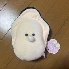 つぶらな瞳の和食屋 牡蠣　かき　リール付きパスポーチ ぬいぐるみのサムネイル
