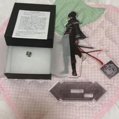 真・三國無双ORIGINS 主人公(無名)アクリルスタンド＆紫鸞イヤカフ(新品) 真・三國無双ORIGINS 主人公(無名)アクリルスタンド＆紫鸞イヤカフ