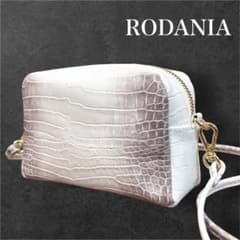 新品】RODANIA ヒマラヤ イタリアンレザー クロコエンボス2WAYバッグ