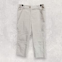 Evex by Krizia Pants L Off-White Cropped