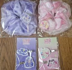 キミプリ♪ドリステ♪チャーム付きシュシュ&ヘアクリップまとめ売り　新品、未開封のサムネイル