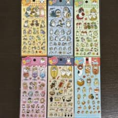 【韓国限定】モフサンド 5size sticker 6枚セットのサムネイル
