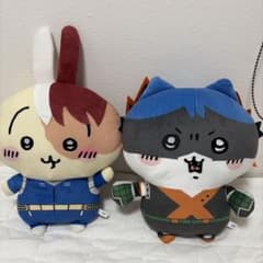 ちいかわ　ヒロアカぬいぐるみ　爆豪勝己　轟焦凍　ハチワレ　うさぎ