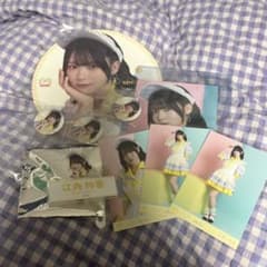 江角怜音 ダイナー ランダムネームバッジ ニアジョイ ビッグ生写真 缶