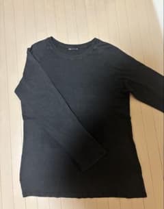 ZARA グレー 長袖Tシャツ Mサイズ　無地　春