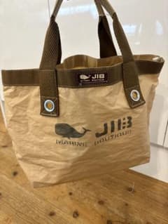 JIB オープントートバッグ ベージュ - メルカリ