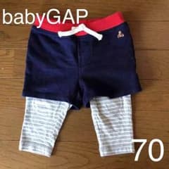 【専用】【babyGAP】重ね着風パンツ 70のサムネイル